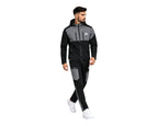 Colour Block Cargo Pant Hooded Tech Tracksuit - Tracksuit - British D'sire