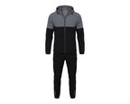 Colour Block Cargo Pant Hooded Tech Tracksuit - Tracksuit - British D'sire