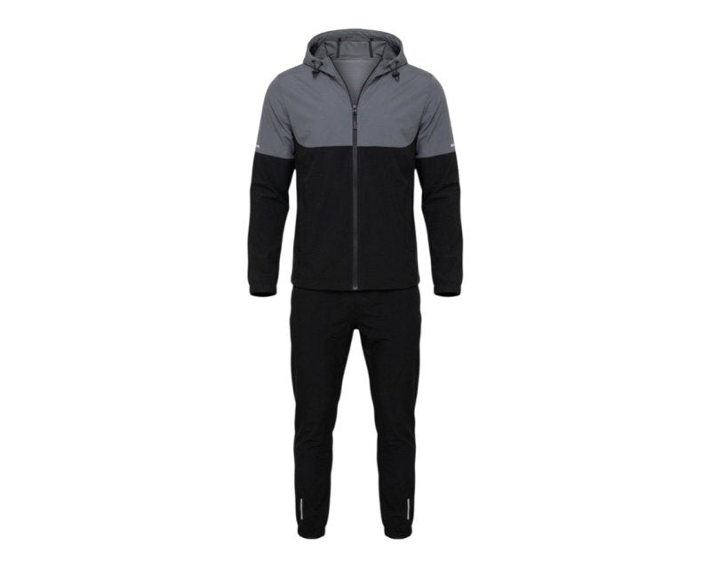 Colour Block Cargo Pant Hooded Tech Tracksuit - Tracksuit - British D'sire