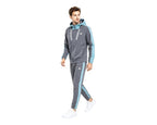 Colour Block Full Zip Hooded Tech Tracksuit - Tracksuit - British D'sire