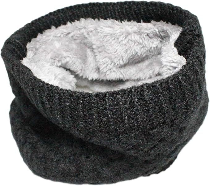 Colourful Baby World Kids Boys Girls Winter Fleece Lined Infinity Loop Scarf Neck Warmer Secondary image