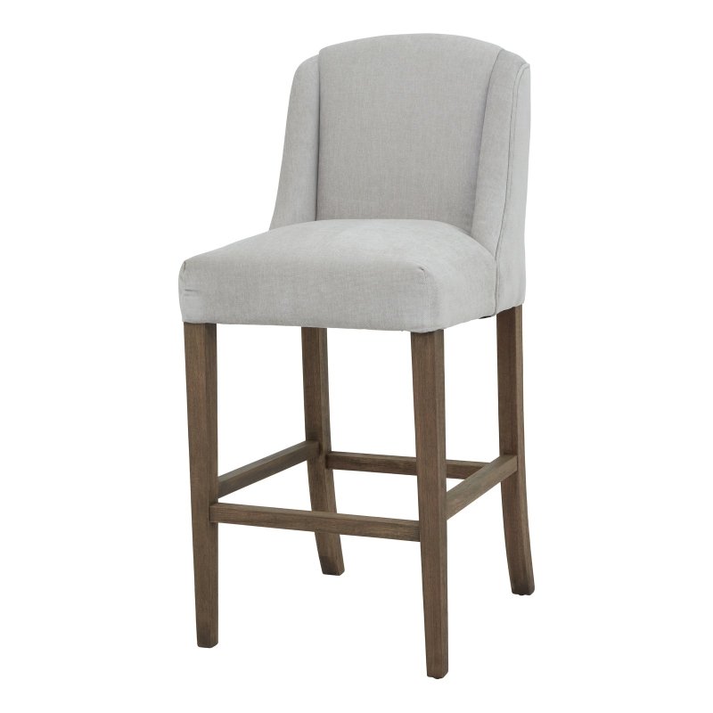 Compton Grey Bar Stool for Home Interiors - Seating - British D'sire