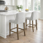 Compton Grey Bar Stool for Home Interiors - Seating - British D'sire