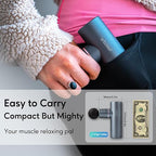 Connoisseur Arboleaf Mini Deep Tissue Muscle Massage Gun – 1.03lb Quiet Percussion Massager | 4 Silicone Heads, 5 Levels & 3200 RPM | Portable with Long Battery Life & Type - C Charging | Ideal for Muscle Relaxation & Recovery - Deep Tissue Muscle Massage Gun - British D'sire