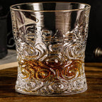 Connoisseur Premium Crystal Whiskey Glasses Bundle – 2×300ml Luxury Tumblers, Heavy Base Lead-Free – Ultimate Barware Gift Set, UK Edition