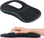Connoisseur EooCoo Ergonomic Mouse Pad Wrist Support – 12x8 Inch Black | Pain Relief Mousepad with Memory Foam & Massage Design | Non - Slip Silicone Base for Comfort & Stability | Ideal for Office, Home, and Gaming Use - Mouse Pad - British D'sire