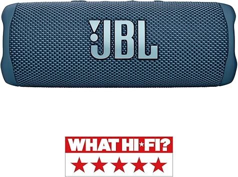 Connoisseur JBL Flip 6 Portable Bluetooth Speaker | Compact and Lightweight Wireless Speaker with 2 - Way Speaker System | Delivers Powerful JBL Original Pro Sound | Up to 12 Hours of Playtime | Designed for Music Lovers and Outdoor Enthusiasts - Portable Bluetooth Speaker - British D'sire