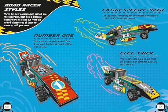 Connoisseur LEGO® Build and Stick Activity Box – Custom Cars Kit with LEGO Bricks, Book, and Over 260 Stickers | Hands-On Creative Play for Kids and Hobbyists | Vibrant Designs, Endless Rebuild Options, and Fun Activities for All Ages Secondary image