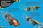 Connoisseur LEGO® Build and Stick Activity Box – Custom Cars Kit with LEGO Bricks, Book, and Over 260 Stickers | Hands - On Creative Play for Kids and Hobbyists | Vibrant Designs, Endless Rebuild Options, and Fun Activities for All Ages - LEGO - British D'sire