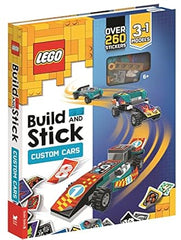 Connoisseur LEGO® Build and Stick Activity Box – Custom Cars Kit with LEGO Bricks, Book, and Over 260 Stickers | Hands - On Creative Play for Kids and Hobbyists | Vibrant Designs, Endless Rebuild Options, and Fun Activities for All Ages - LEGO - British D'sire