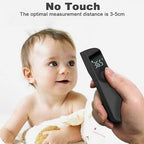 Connoisseur Lvozize No - Touch Forehead Thermometer – Infrared Digital Thermometer for Adults & Kids | ℃/℉ Instant Temperature Reading with Fever Alarm | Hygienic, Accurate, and Easy - to - Use Medical Device (White) - Thermometer - British D'sire