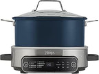Connoisseur Ninja Foodi Possible Cooker – 6L Slow Cooker & Rice Cooker with 8 - in - 1 Versatile Functions | Midnight Blue Kitchen Appliance for Families & Cooking Enthusiasts | Durable, Time - Saving & Multi - Purpose - Rice Cooker - British D'sire