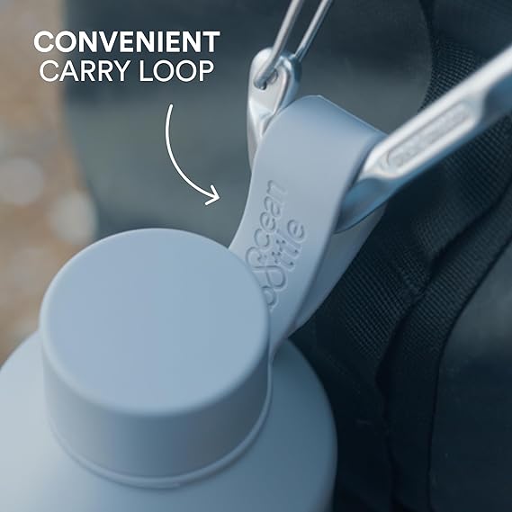 Connoisseur Ocean Bottle Recycled Stainless Steel Bottle – Eco - Friendly & Reusable Water Bottle | Original 500ml, Rock Grey | Durable, Sustainable Design for On - the - Go Hydration | Perfect for All Ages & Active Lifestyles - Water Bottles - British D'sire