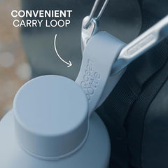 Connoisseur Ocean Bottle Recycled Stainless Steel Bottle – Eco - Friendly & Reusable Water Bottle | Original 500ml, Rock Grey | Durable, Sustainable Design for On - the - Go Hydration | Perfect for All Ages & Active Lifestyles - Water Bottles - British D'sire
