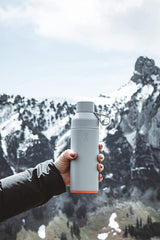 Connoisseur Ocean Bottle Recycled Stainless Steel Bottle – Eco - Friendly & Reusable Water Bottle | Original 500ml, Rock Grey | Durable, Sustainable Design for On - the - Go Hydration | Perfect for All Ages & Active Lifestyles - Water Bottles - British D'sire