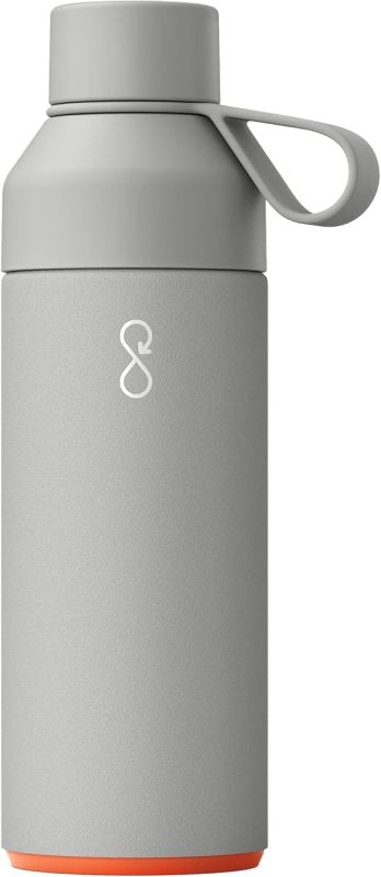 Connoisseur Ocean Bottle Recycled Stainless Steel Bottle – Eco - Friendly & Reusable Water Bottle | Original 500ml, Rock Grey | Durable, Sustainable Design for On - the - Go Hydration | Perfect for All Ages & Active Lifestyles - Water Bottles - British D'sire Main image