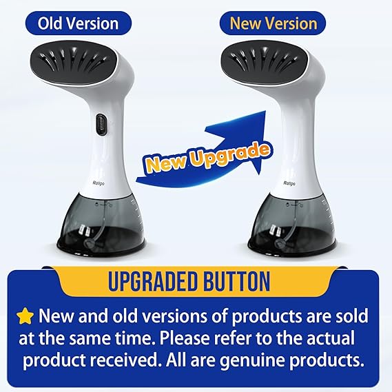 Connoisseur Rolipo Handheld Clothes Steamer – 400ml Water Tank, 3rd Generation Panel | Portable Garment Steamer for Wrinkle Removal | Ideal for Home, Office & Travel | Fast-Heating, Lightweight, and Easy to Use for All Fabrics Secondary image
