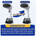 Connoisseur Rolipo Handheld Clothes Steamer – 400ml Water Tank, 3rd Generation Panel | Portable Garment Steamer for Wrinkle Removal | Ideal for Home, Office & Travel | Fast - Heating, Lightweight, and Easy to Use for All Fabrics - Clothes Steamer - British D'sire