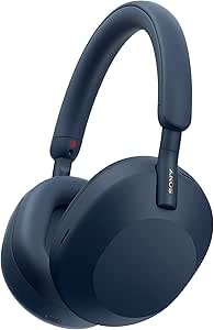 Connoisseur Sony WH - 1000XM5 Noise Cancelling Wireless Over - Ear Headphones | Midnight Blue | Bluetooth Headphones with Clear Call Quality, Hi - Res Audio, and Alexa & Google Assistant Integration| Premium Comfort and Advanced Noise - Cancelling Technology - Headphones - British D'sire
