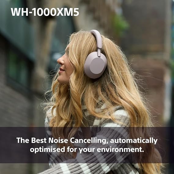 Connoisseur Sony WH - 1000XM5 Noise Cancelling Wireless Over - Ear Headphones | Midnight Blue | Bluetooth Headphones with Clear Call Quality, Hi - Res Audio, and Alexa & Google Assistant Integration| Premium Comfort and Advanced Noise - Cancelling Technology - Headphones - British D'sire