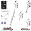 Connoisseur Syntecno Cordless Vacuum Cleaner – Powerful Lightweight Stick Vacuum with Rechargeable Lithium - Ion Battery | Upright & Handheld Electric Broom for Home, Hardwood Floors, Carpets, and Cars - Vaccum Cleaner - British D'sire