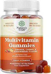 Connoisseur WellnessBites Multivitamin Gummies – 90 Gummies Blend for Adults | Immunity Vitamins & Daily Energy Support for Women & Men | B12, Zinc, D, E, Biotin, Vitamin A & E | Promotes Good Health & Vitality - Multivitamin Gummies - British D'sire