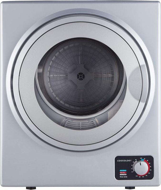 Cookology CMVD25WH Mini Vented Tumble Dryer 2.5kg - British D'sire