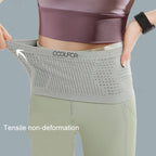 COOLFCA Outdoor Fitness Sports Non - slip Breathable Mobile Phone Fanny Pack, Size: 14x30cm(Gray) - British D'sire