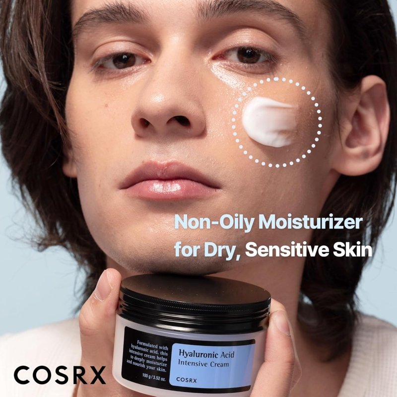 COSRX Hyaluronic Acid Face Moisturizer, 3.52 Oz, Mothers day gifts for mom, Korean Moisturizer Cream, Day & Night Cream for Face, Korean Skin Care for Dry, Oily Skin - Moisturiser - British D'sire