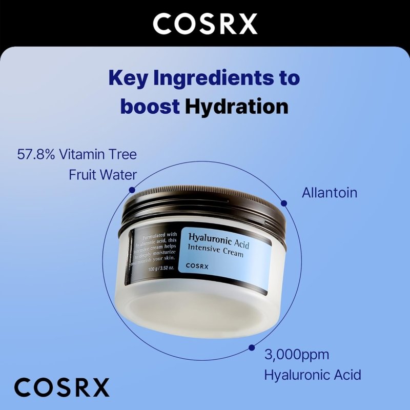 COSRX Hyaluronic Acid Face Moisturizer, 3.52 Oz, Mothers day gifts for mom, Korean Moisturizer Cream, Day & Night Cream for Face, Korean Skin Care for Dry, Oily Skin Secondary image