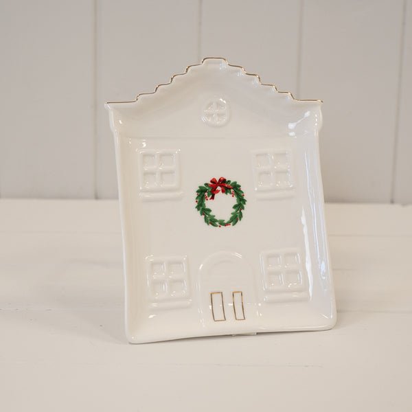 Cosy Christmas House Plate Home Decoration - Christmas Decor - British D'sire