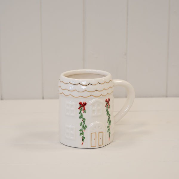 Cosy Christmas House with Garland Mug Secondary image