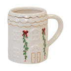 Cosy Christmas House with Garland Mug - Christmas Decor - British D'sire