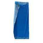 Cotton Pario Towel - 100X180 cm - Sky Blue - Cotton Pareo Throw - British D'sire