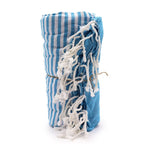 Cotton Pario Towel - 100X180 cm - Sky Blue - Cotton Pareo Throw - British D'sire