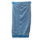 Cotton Pario Towel - 100X180 cm - Sky Blue - Cotton Pareo Throw - British D'sire