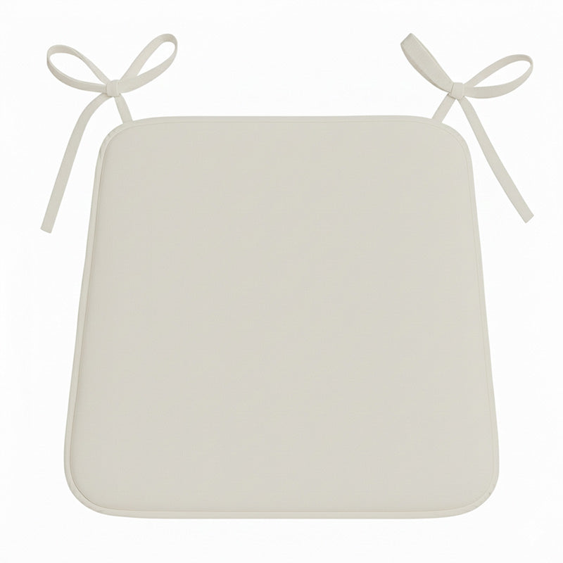 Foam Seat Pad with Ties Comfortable Chair Cushion for Dining, Kitchen Garden Seating - Green