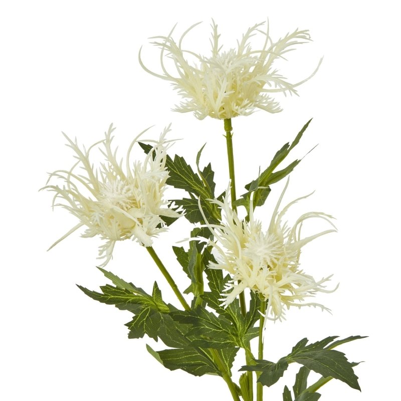 Cream Sea Holly Spray Artificial Flower Stem - Artificial Plants & Trees - British D'sire