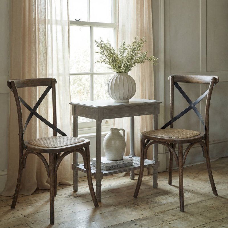 Cross Back Dining Chair - Chairs - British D'sire