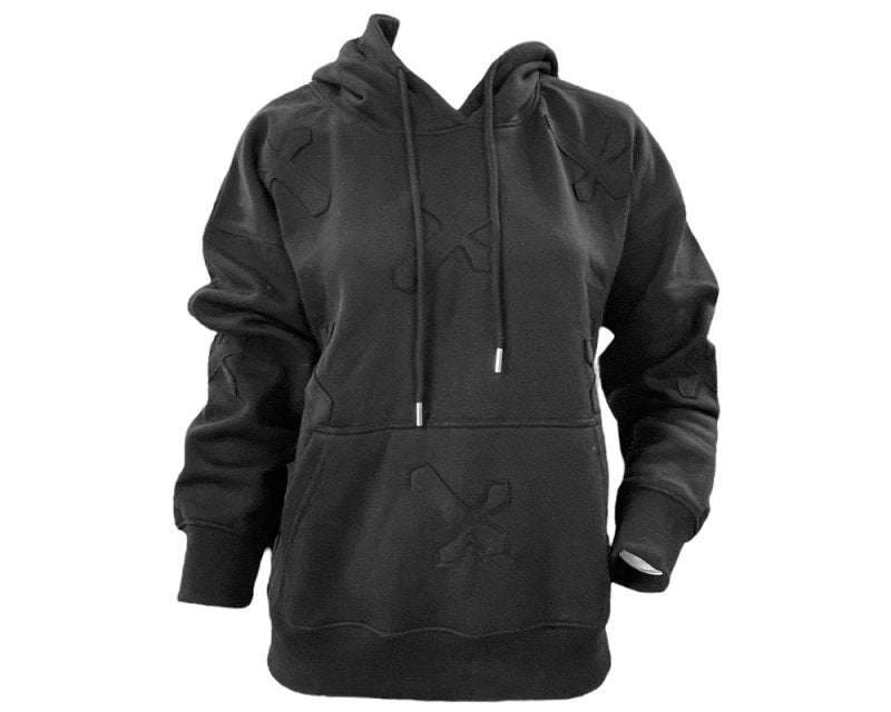 Cross Detail Embroidered Hooded Tracksuit - Tracksuit - British D'sire