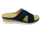 Cross Strap Lightweight Mules Wedge Slider - Slider - British D'sire