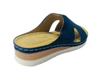 Cross Strap Lightweight Mules Wedge Slider - Slider - British D'sire