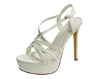 Crossover Ankle Strap Stiletto Heel Platform Shoes - Heels - British D'sire