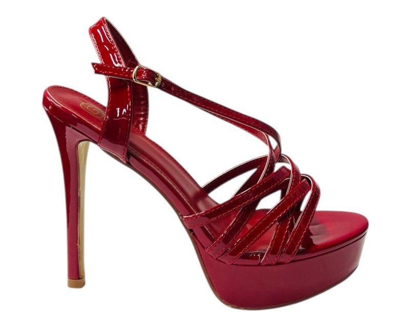 Crossover Ankle Strap Stiletto Heel Platform Shoes - Heels - British D'sire