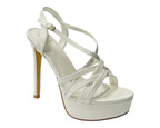 Crossover Ankle Strap Stiletto Heel Platform Shoes - Heels - British D'sire