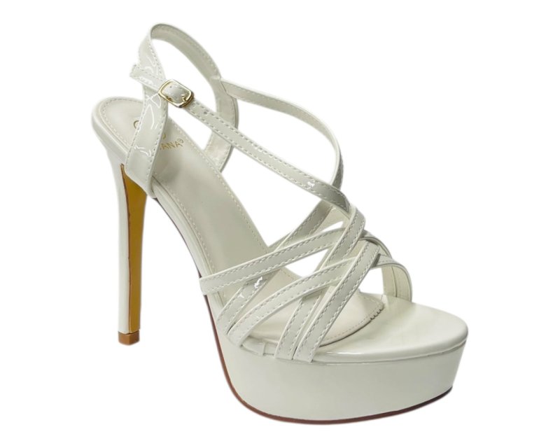 Crossover Ankle Strap Stiletto Heel Platform Shoes - Heels - British D'sire