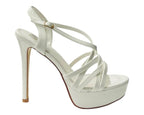 Crossover Ankle Strap Stiletto Heel Platform Shoes - Heels - British D'sire