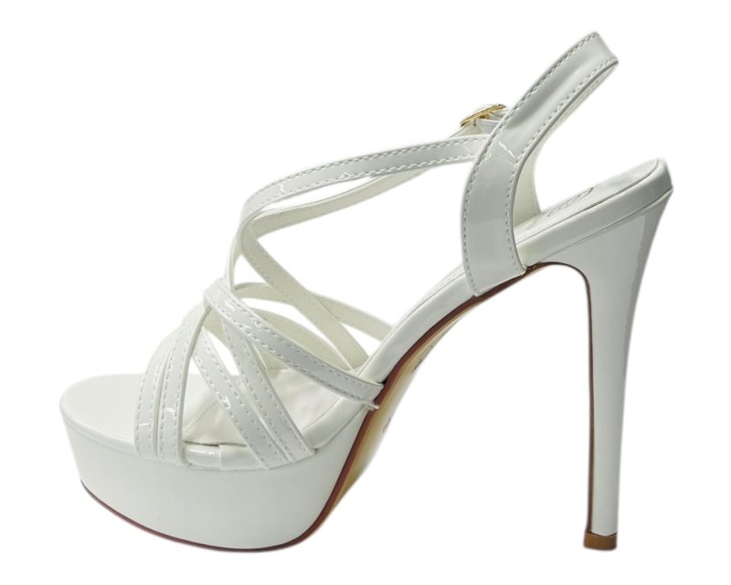 Crossover Ankle Strap Stiletto Heel Platform Shoes - Heels - British D'sire