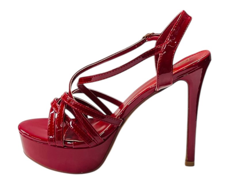 Crossover Ankle Strap Stiletto Heel Platform Shoes - Heels - British D'sire