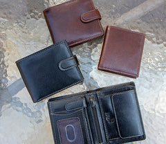 Cruz RFID Vertical Trifold Leather Wallet - 5604